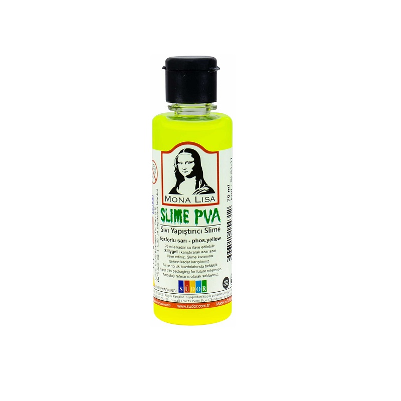 SÜDOR SLIME FOSFORLU SARI 70 ml SL01-11