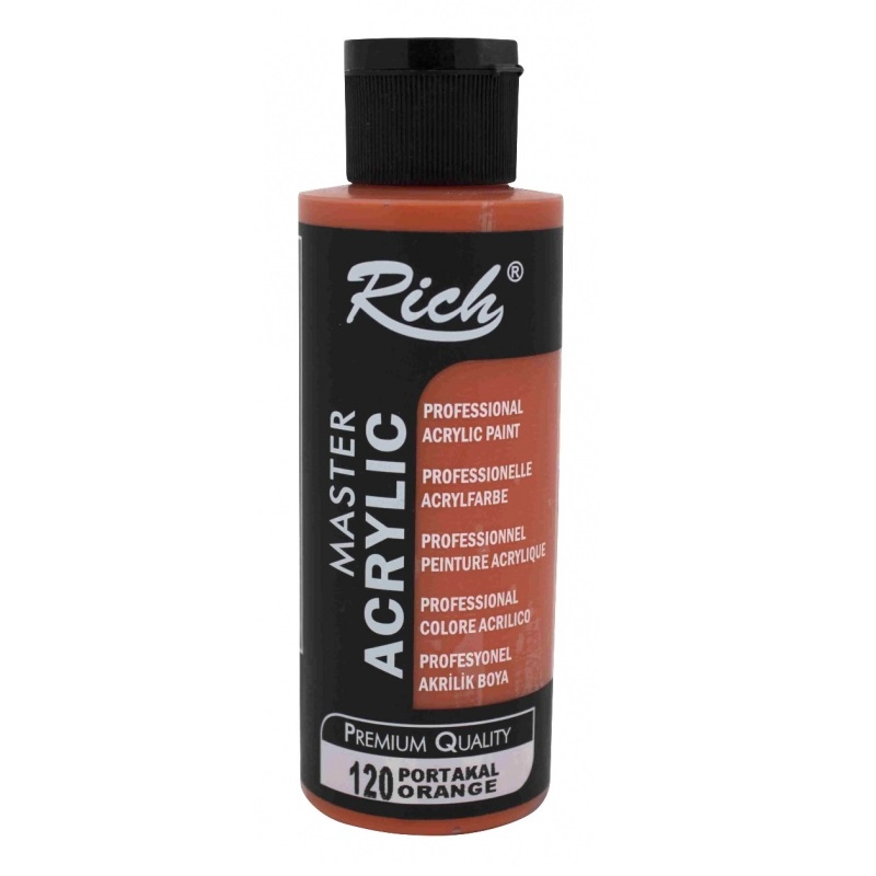 RICH AKRİLİK BOYA 120 PORTAKAL 120 cc