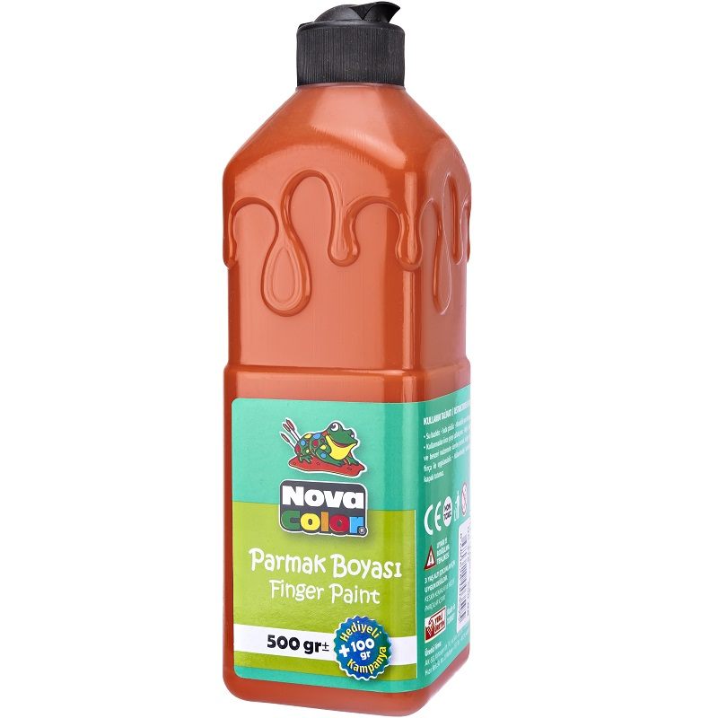 NOVA COLOR PARMAK BOYASI TURUNCU 500 Gr NC-377