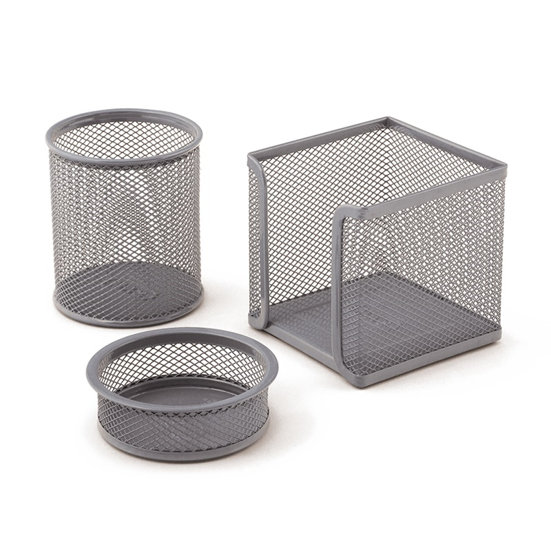 MAS 505 SILVER METAL FİLE 3 LÜ MASA SETİ
