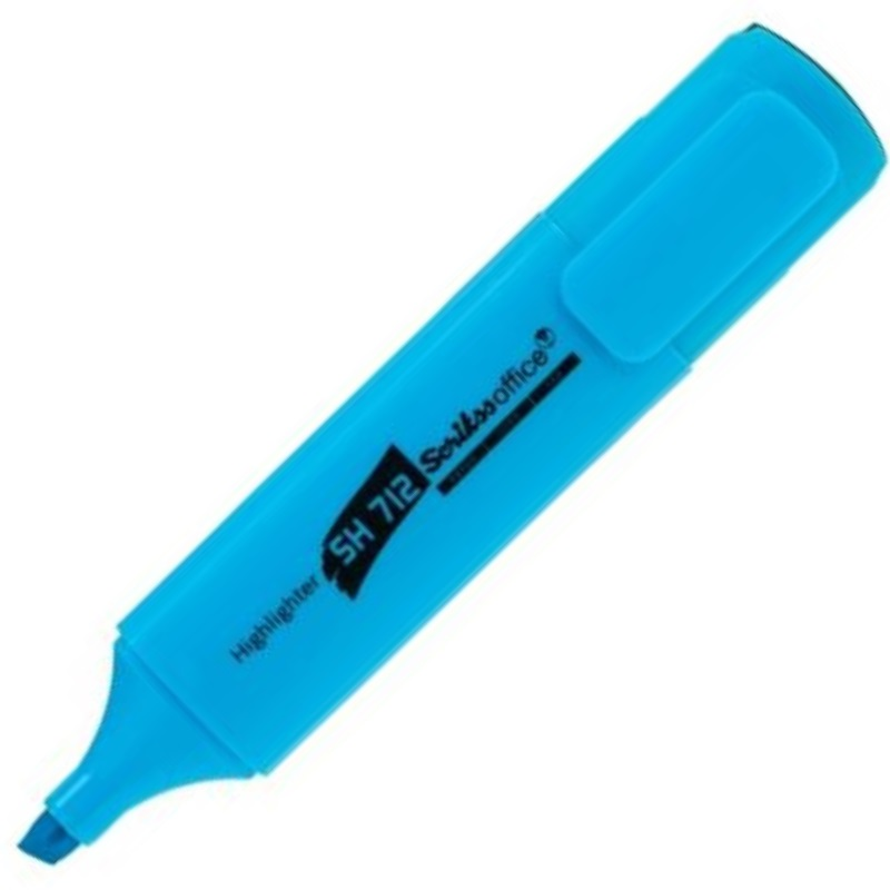 SCRİKSS SH 712 MAVİ FOSFORLU KALEM