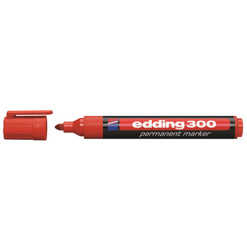 EDDİNG 300 KIRMIZI PERMANENT MARKER KALEM